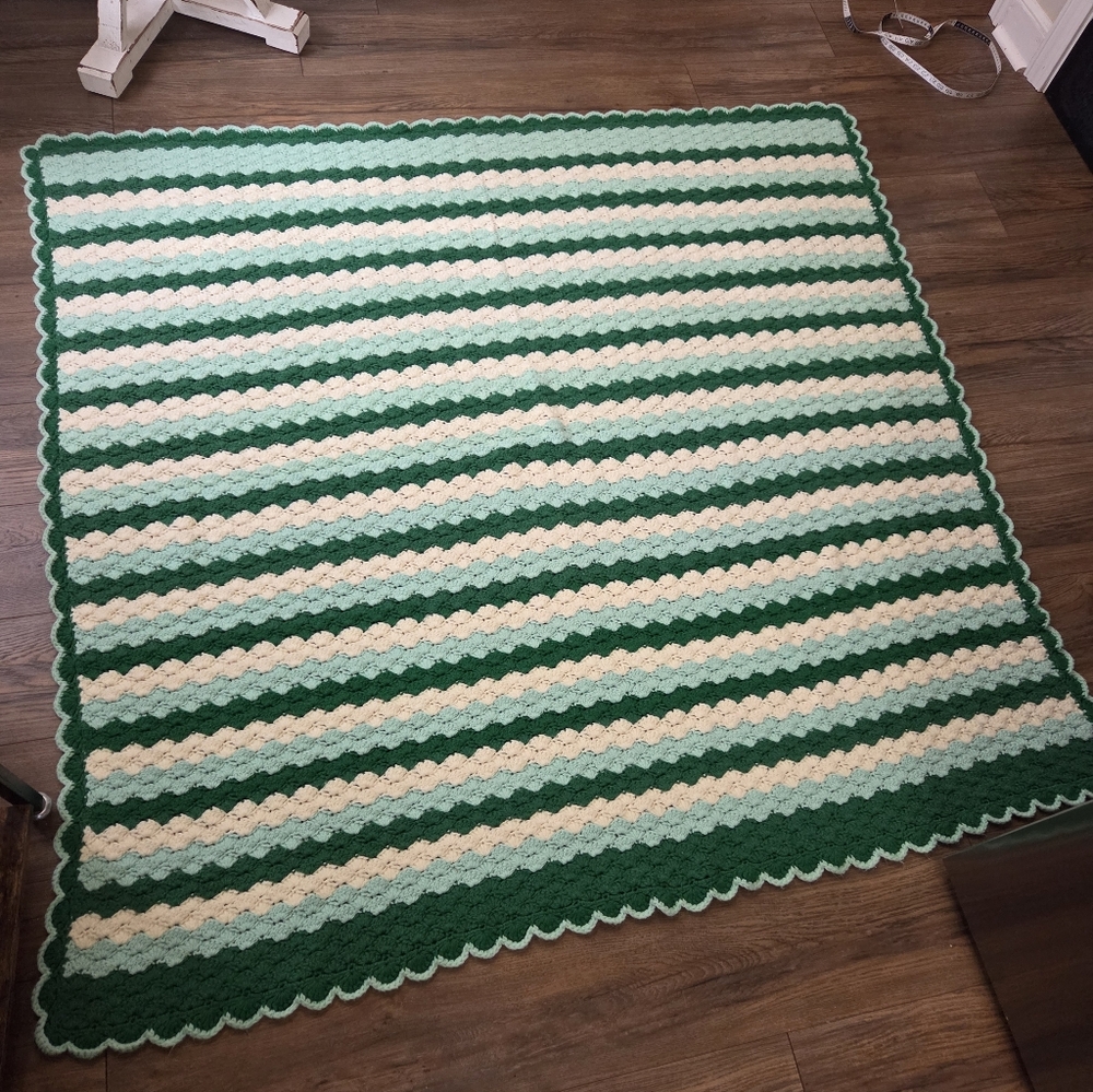 Vintage Crochet Throw